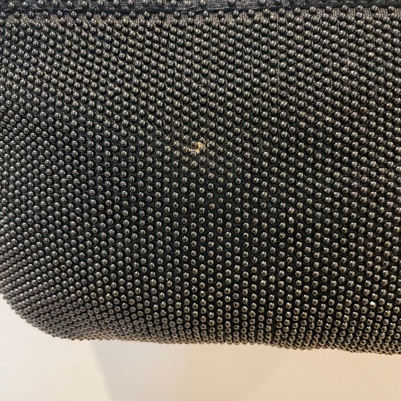 Vintage 80s Holiday Fair Black Beaded Handbag/Clutch - Picture 7 of 15